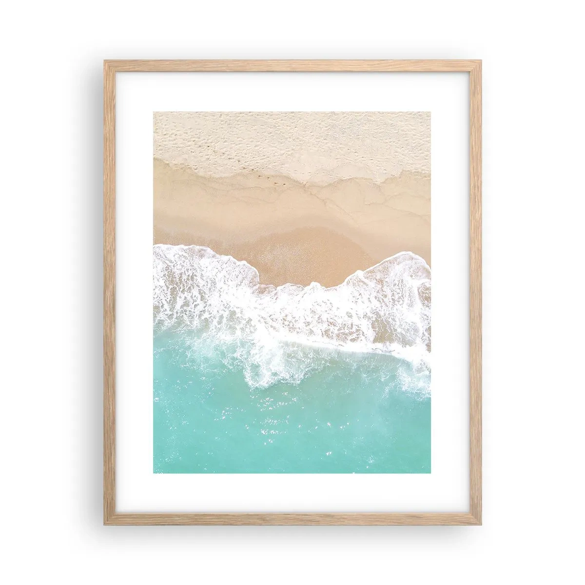 Poszter világos tölgy keretben - Simogató érintés - 40x50 cm