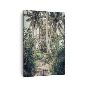 Vászonkép - Pálma sugárút - 70x100 cm