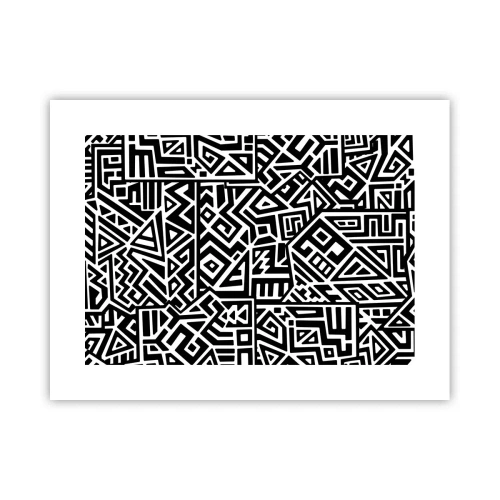 Poszter - Kolumbusz előtti kompozíció - 40x30 cm