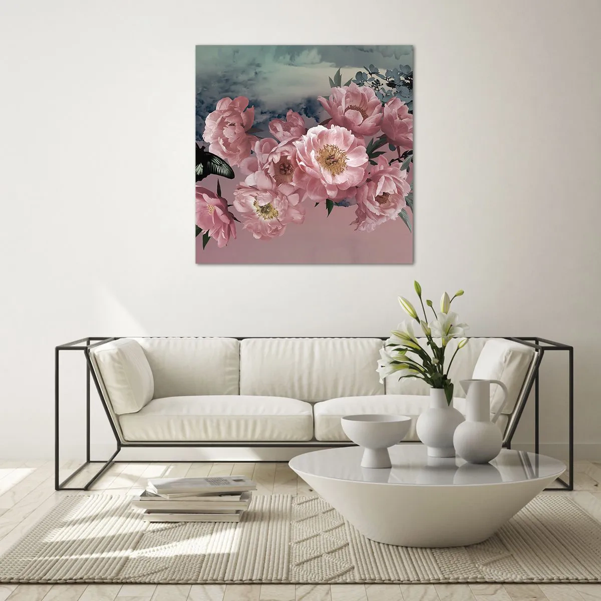 Üveg kép - A romantika csúcsa - 60x60 cm