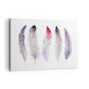 Vászonkép - Gyengéd, mint a sokszínű köd - 120x80 cm