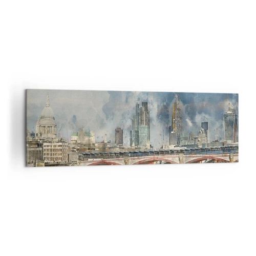 Vászonkép - London teljes pompájában - 160x50 cm