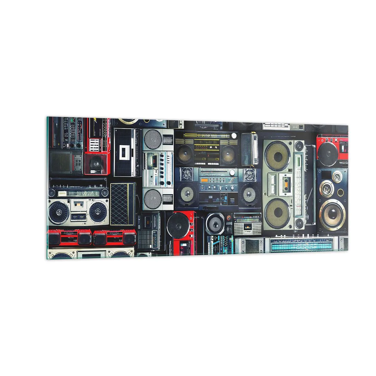 Üveg kép - A 80-as évek nosztalgiája - 100x40 cm