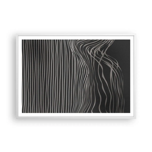 Poszter fekete keretben - Ritmus és akcentus - 100x70 cm