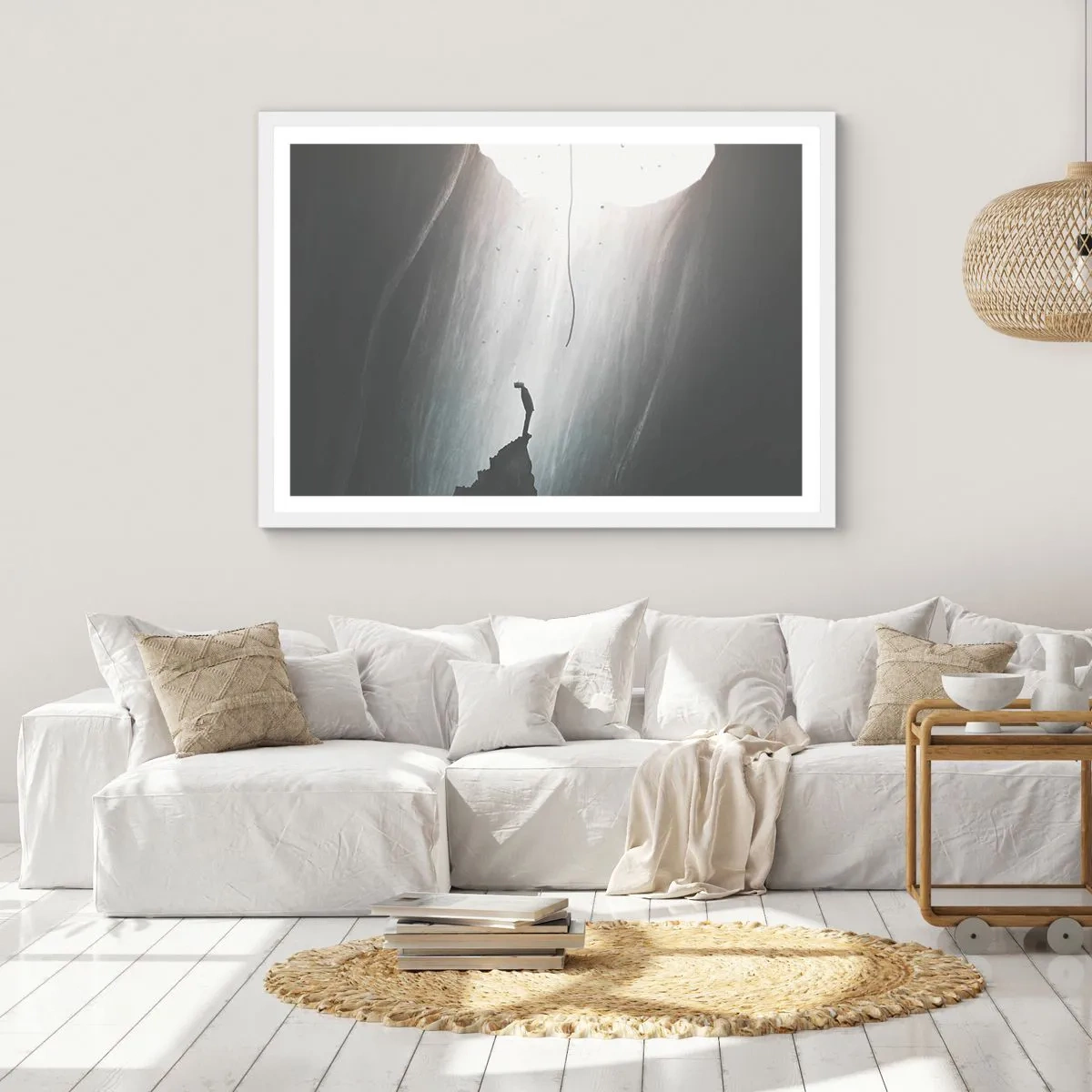 Poszter fekete keretben - Mindig van kiút - 70x50 cm