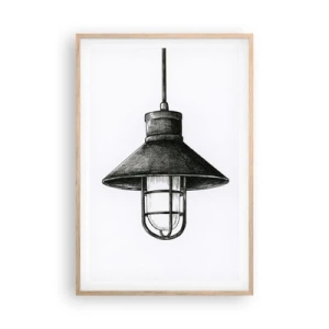 Poszter világos tölgy keretben - Mint évekkel ezelőtt... - 61x91 cm