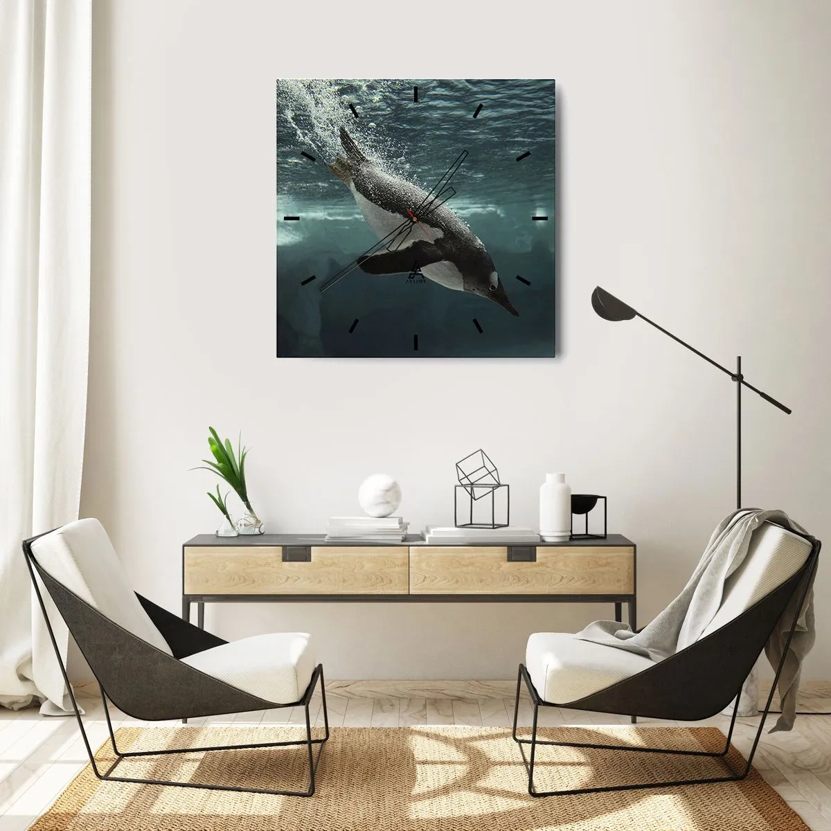 Falióra, Óra - Üdv a világomban - 30x30 cm