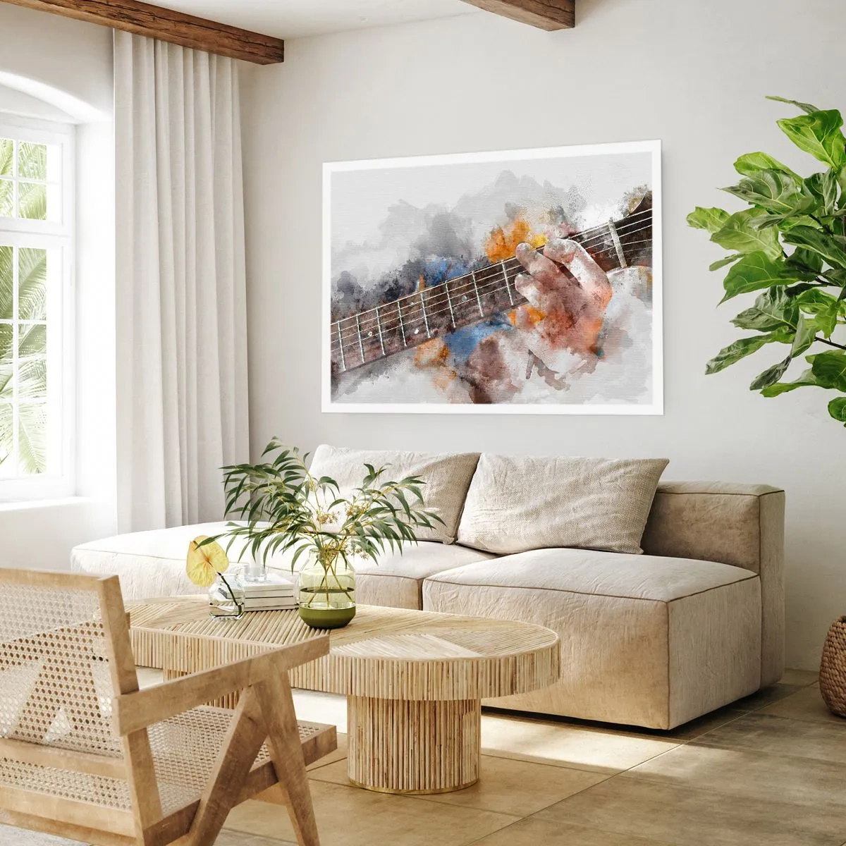 Poszter - Költészet a húrok között - 100x70 cm