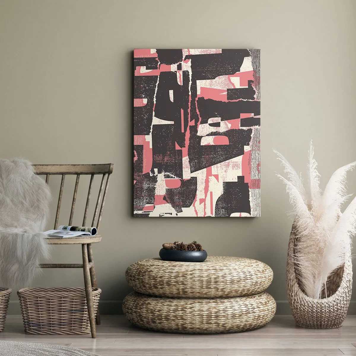 Vászonkép - Minden nyüzsgés és nyüzsgés - 50x70 cm