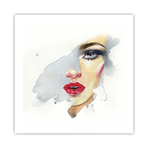 Poszter - Egy vízcsepp tükörkép - 50x50 cm