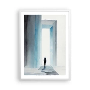 Poszter fekete keretben - Élj korlátok nélkül - 50x70 cm