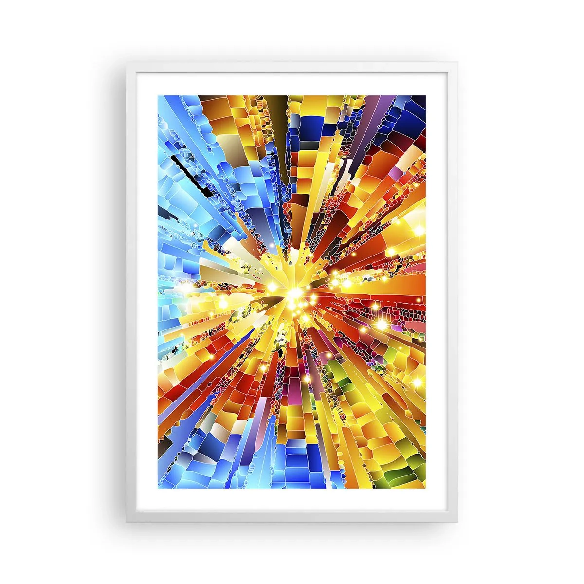 Poszter fekete keretben - In medias res - 50x70 cm