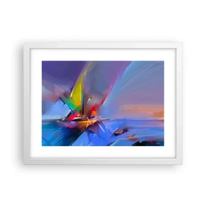 Poszter fekete keretben - Propellerek, mint a madár - 40x30 cm