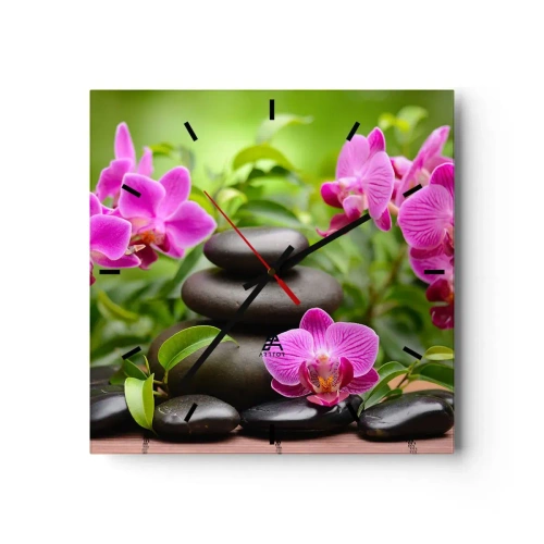 Falióra, Óra - A béke piramisa - 30x30 cm