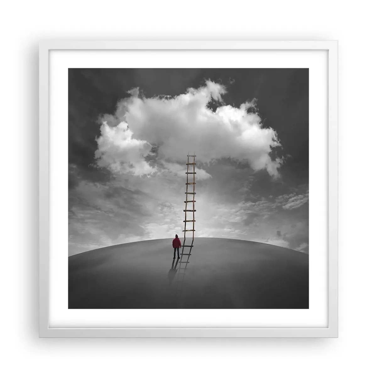 Poszter fekete keretben - Minden lehetséges - 50x50 cm