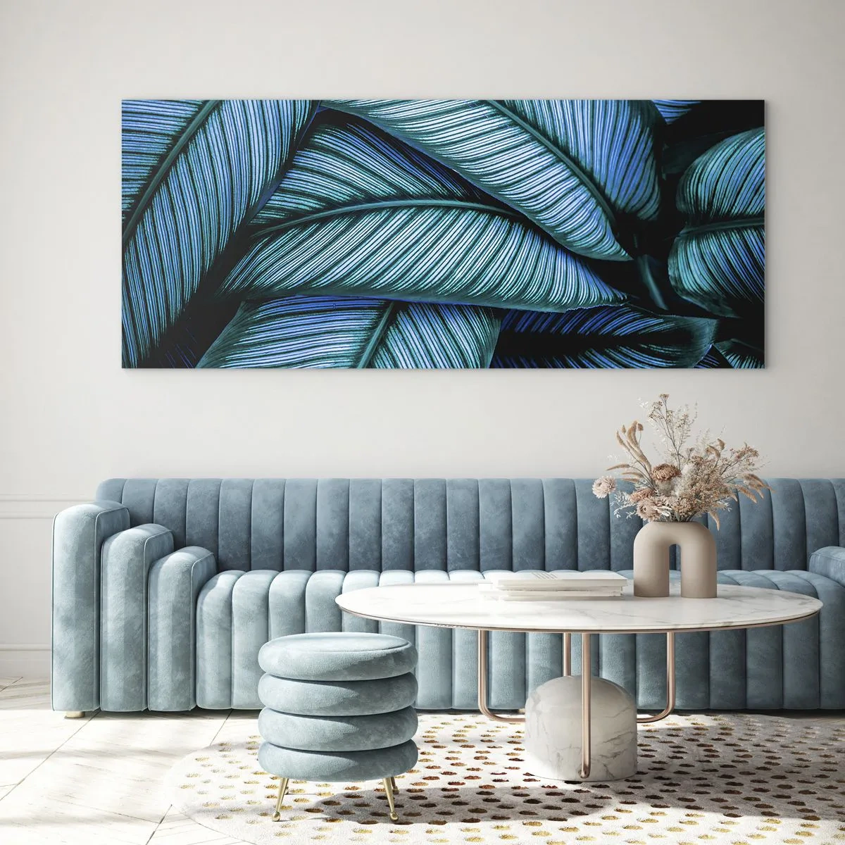 Üveg kép - Életvonalak - 100x40 cm