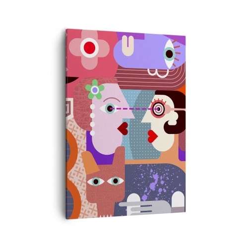 Vászonkép - Szemtől szembe - 50x70 cm