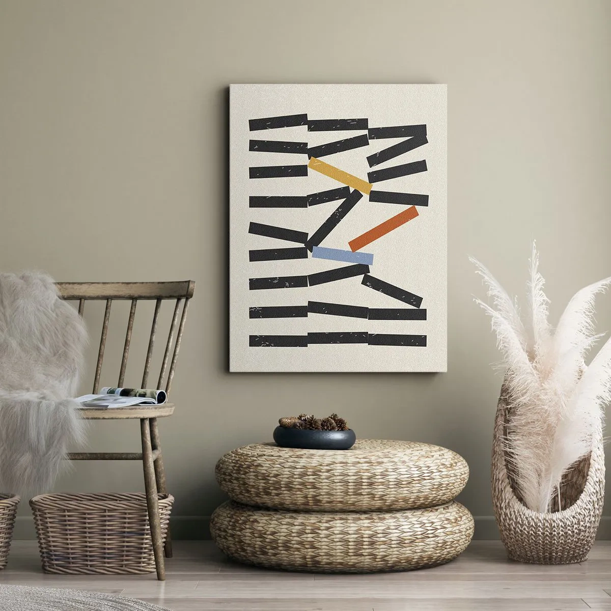 Vászonkép - Dominó - kompozíció - 50x70 cm
