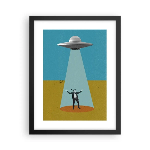 Poszter fehér keretben - Közeli találkozás - 30x40 cm