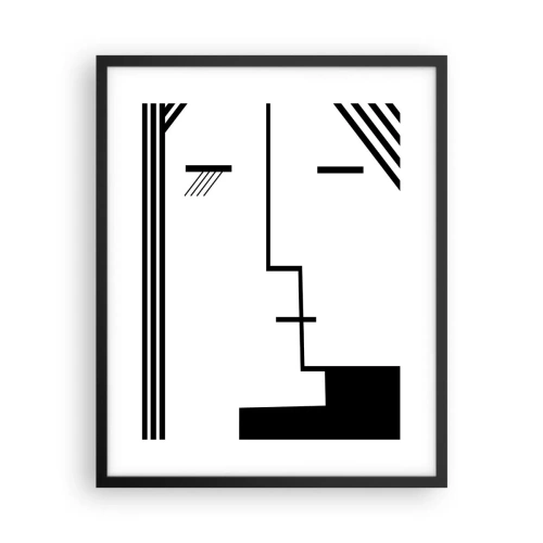 Poszter fehér keretben - Egyszerűen egy csók - 40x50 cm