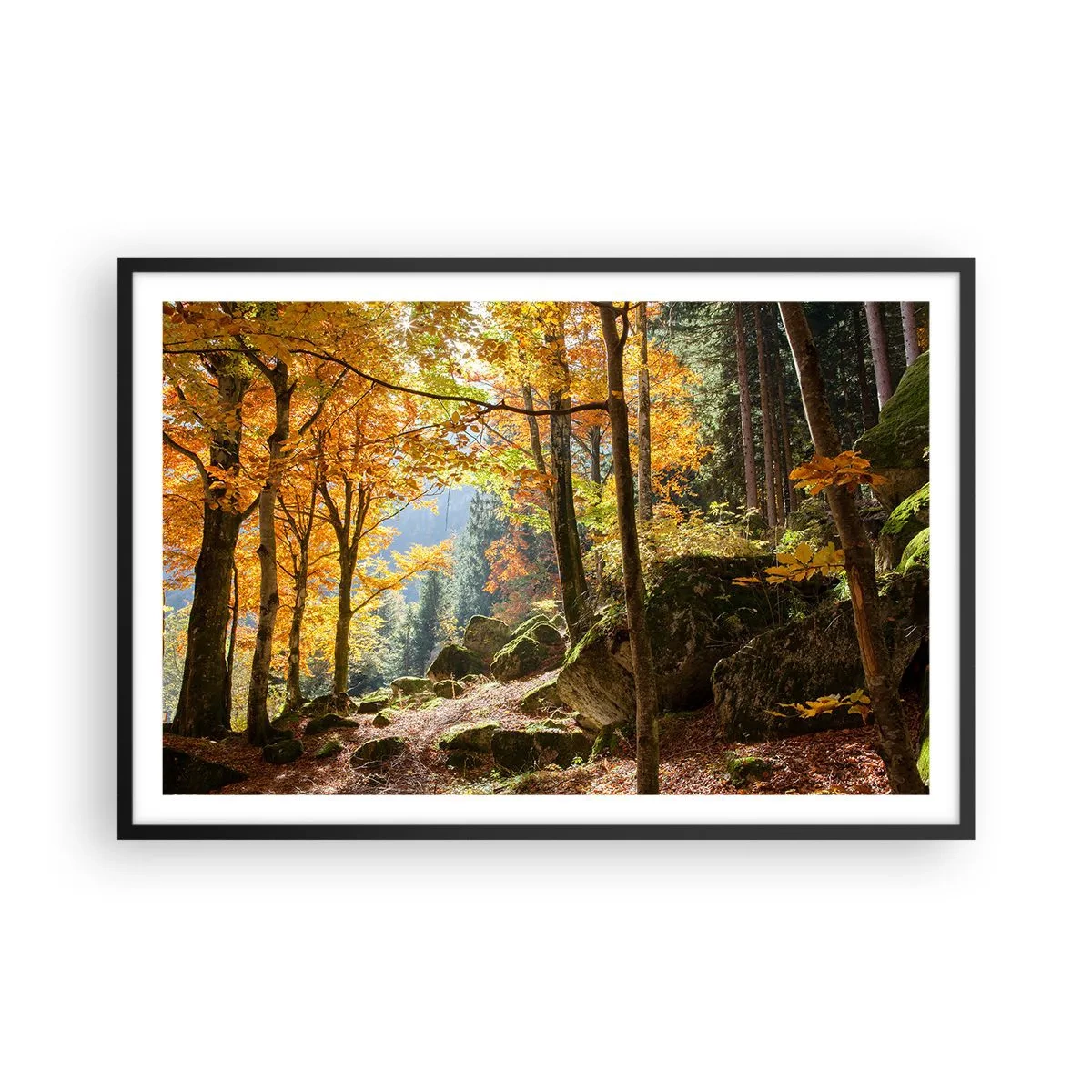 Poszter fehér keretben - Itt az ideje a pihenésnek - 91x61 cm