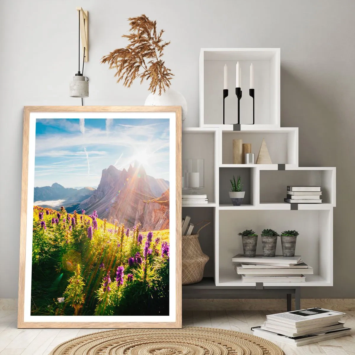 Poszter világos tölgy keretben - A gyógynövények titkos élete - 61x91 cm