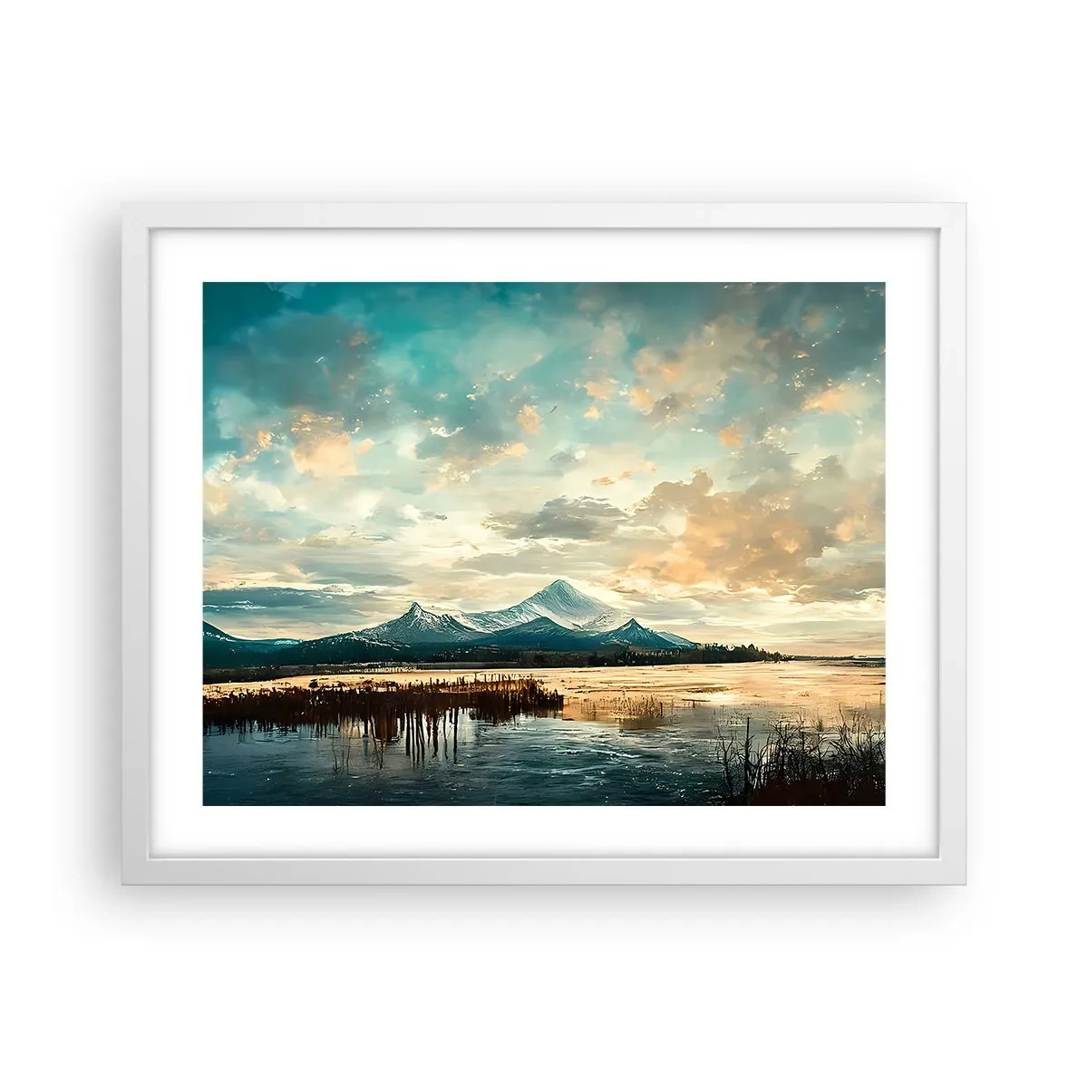 Poszter fekete keretben - Az ég védelme alatt - 50x40 cm