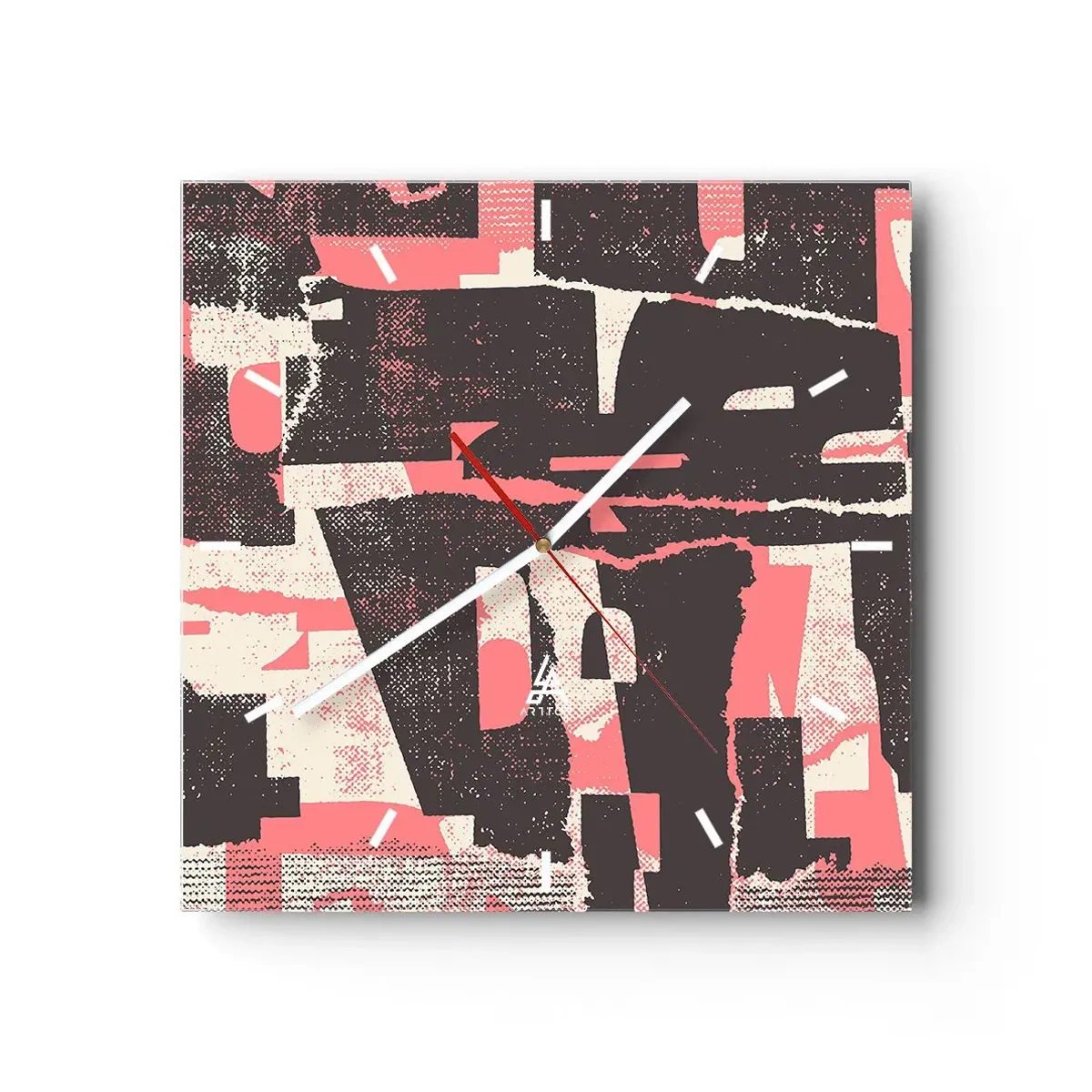 Falióra, Óra - Minden nyüzsgés és nyüzsgés - 40x40 cm