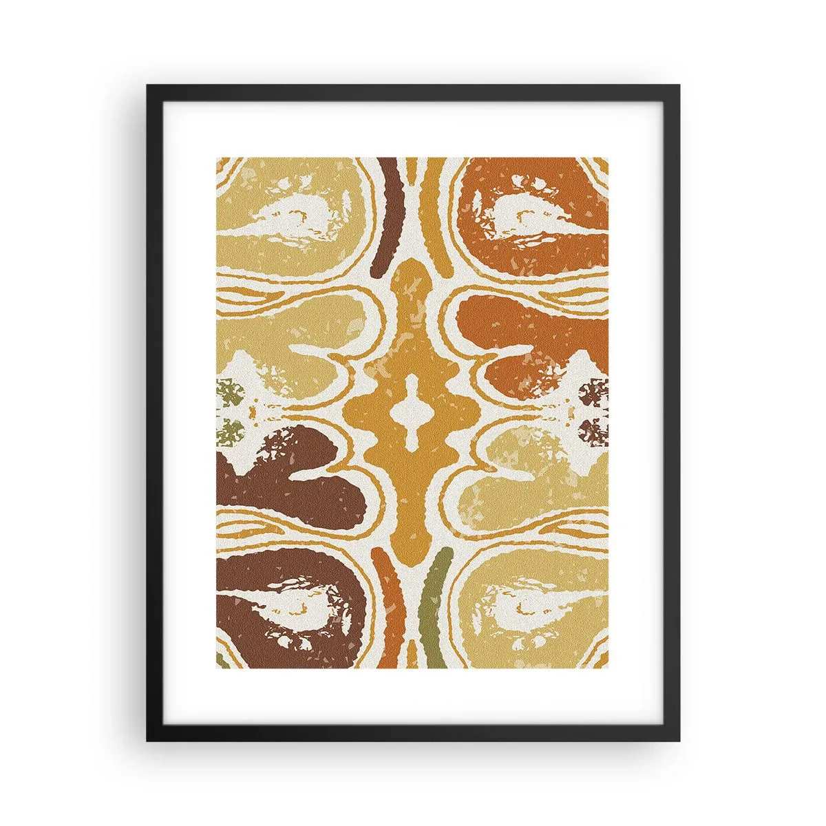 Poszter fehér keretben - Érzelmes absztrakció - 40x50 cm