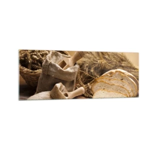 Üveg kép - Hogyan vágta le a késsel - 140x50 cm