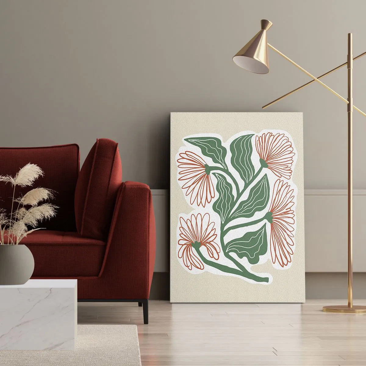 Vászonkép - Népi és modern - 70x100 cm