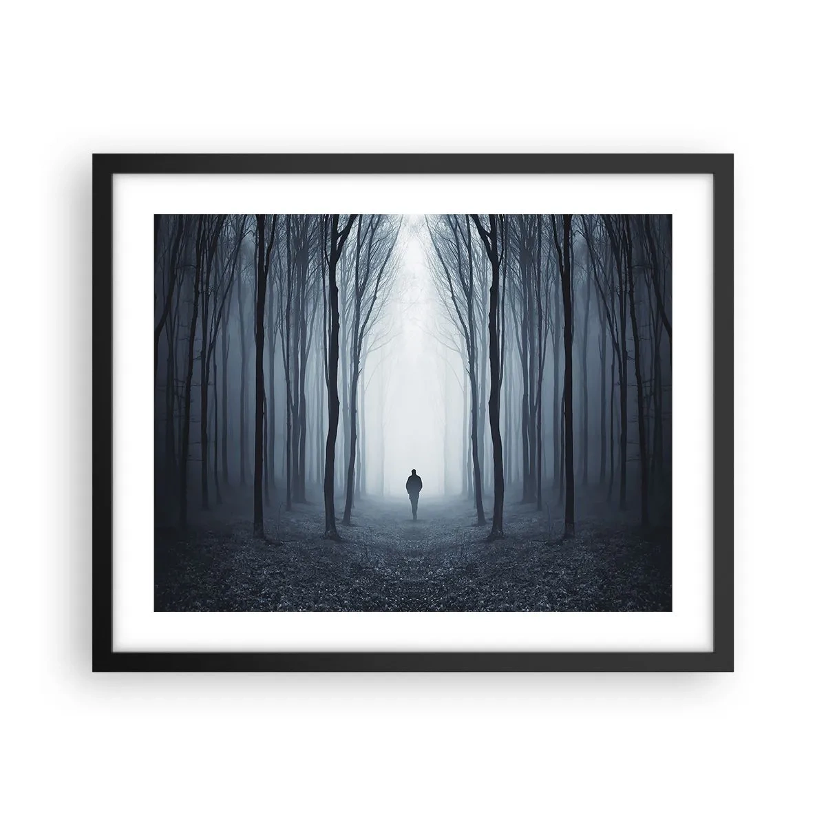 Poszter fehér keretben - És minden egyszerű és világos - 50x40 cm