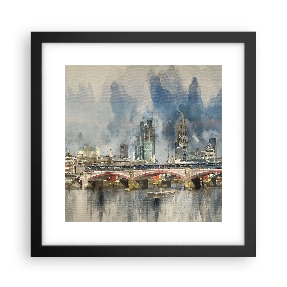 Poszter fehér keretben - London teljes pompájában - 30x30 cm