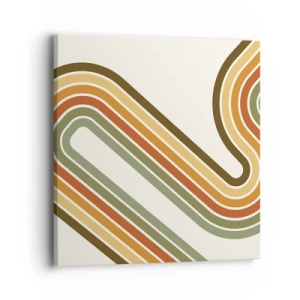 Vászonkép - Cikkcakkban a célba - 40x40 cm