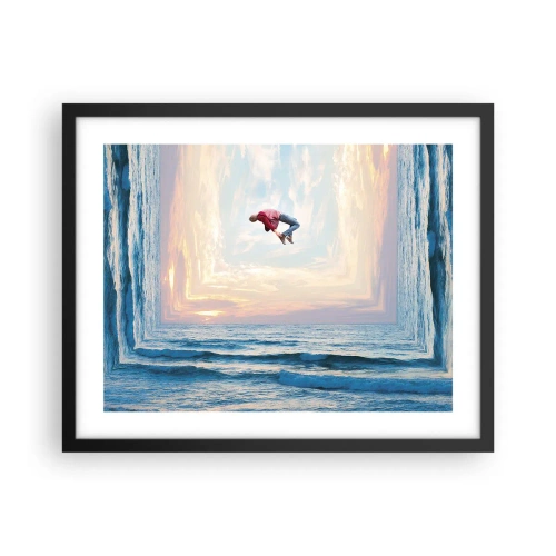 Poszter fehér keretben - Egy másik dimenzióba - 50x40 cm