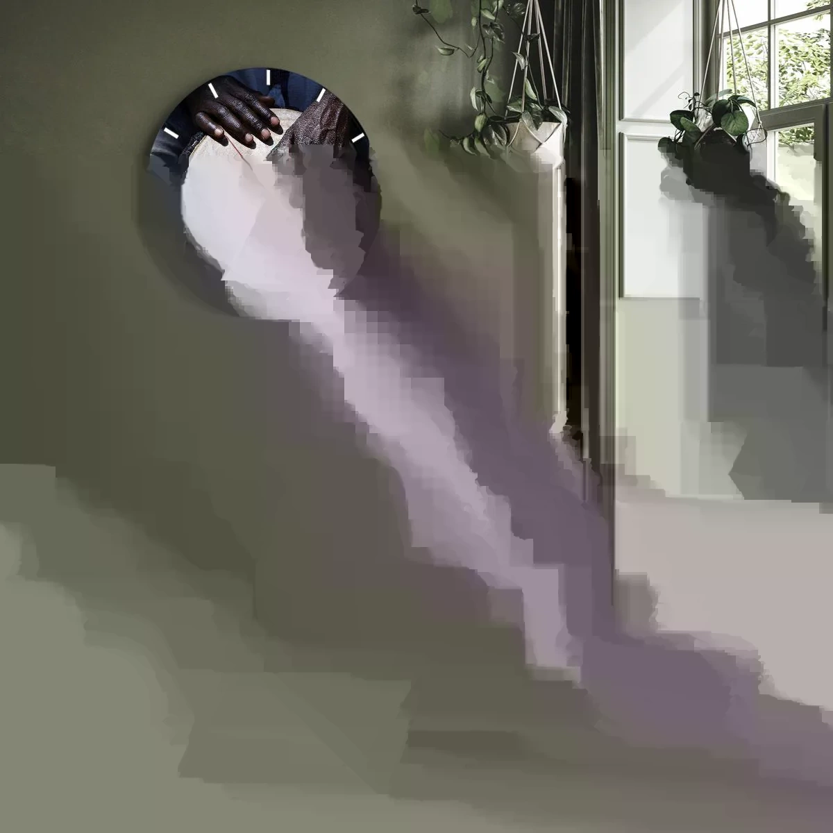 Falióra, Óra - Élj a saját ritmusodban - 40x40 cm