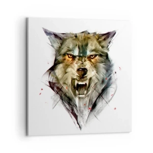 Vászonkép - Egy lépést sem! - 60x60 cm