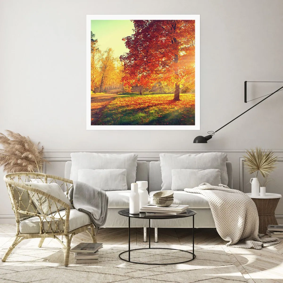 Poszter - A vörös gyönyörű - 40x40 cm