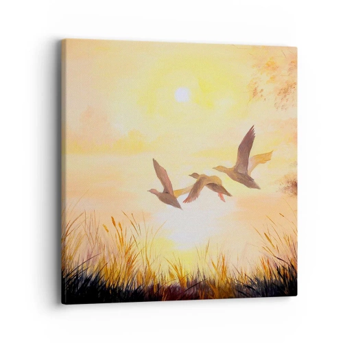 Vászonkép - Egy hosszú utazás kezdete - 40x40 cm