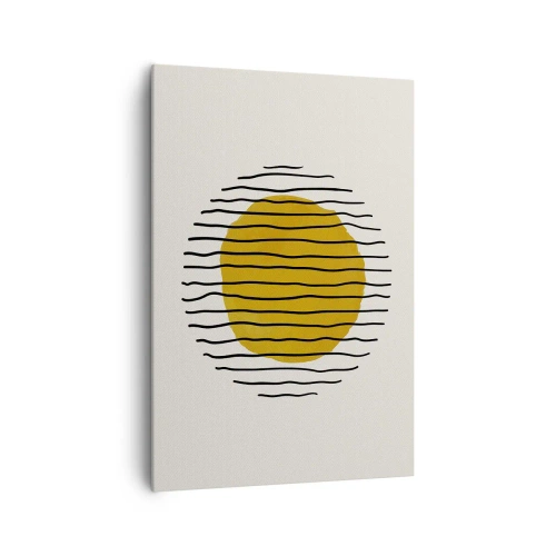 Vászonkép - A hőtől remegő absztrakció - 70x100 cm