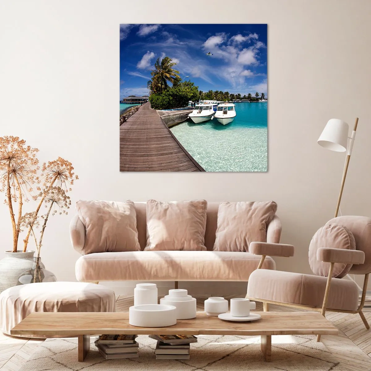 Vászonkép - A paradicsom mégis létezik - 70x70 cm