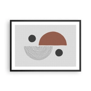 Poszter fehér keretben - A kerék tökéletessége - 70x50 cm
