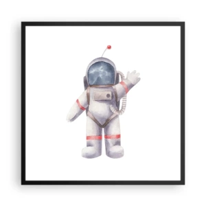 Poszter fehér keretben - Akkor szia! - 60x60 cm