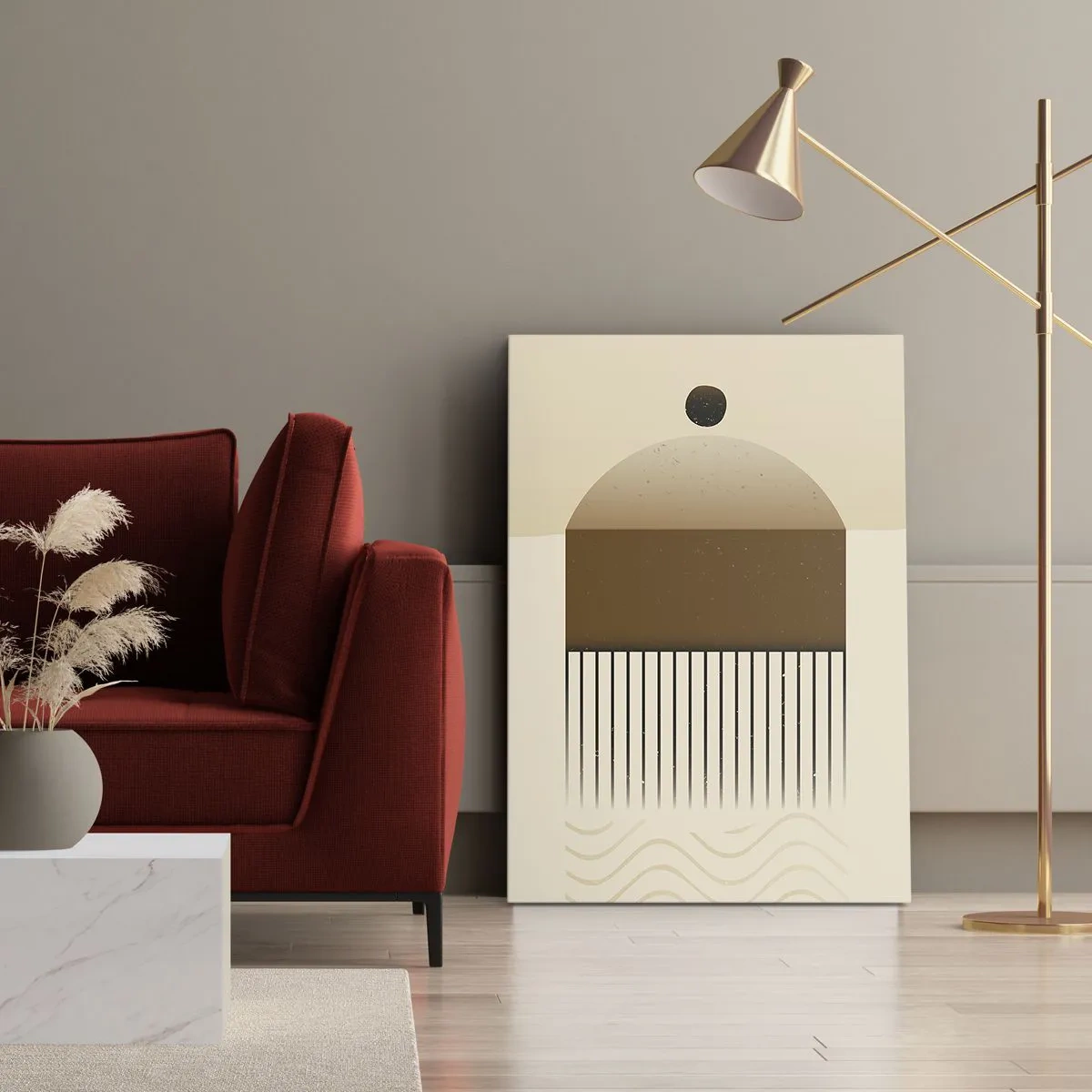 Vászonkép - Különféle államok - 55x100 cm