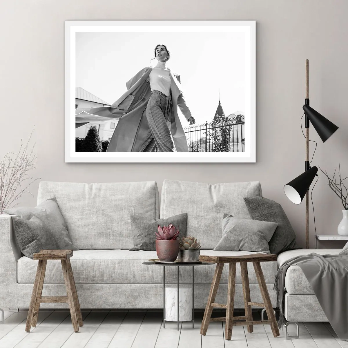 Poszter fekete keretben - Velem jössz? - 91x61 cm