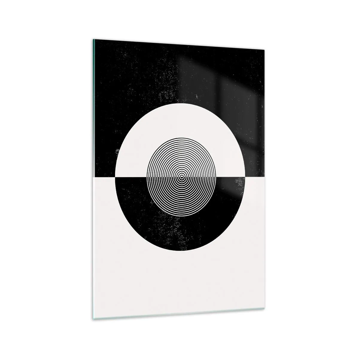 Üveg kép - Harmónia fekete-fehérben - 70x100 cm