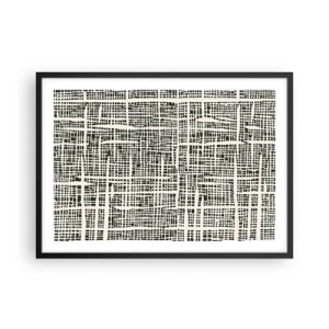 Poszter fehér keretben - Szőtt kompozíció - 70x50 cm