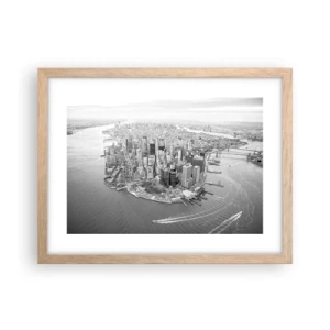 Poszter világos tölgy keretben - Hogy ne szeretném? - 40x30 cm