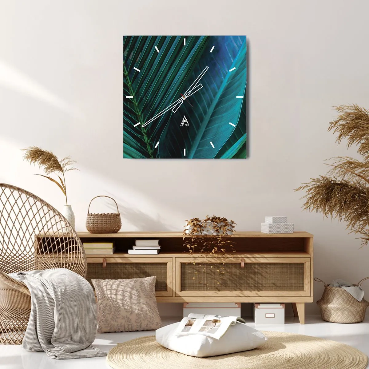 Falióra, Óra - A zöld anatómiája - 30x30 cm