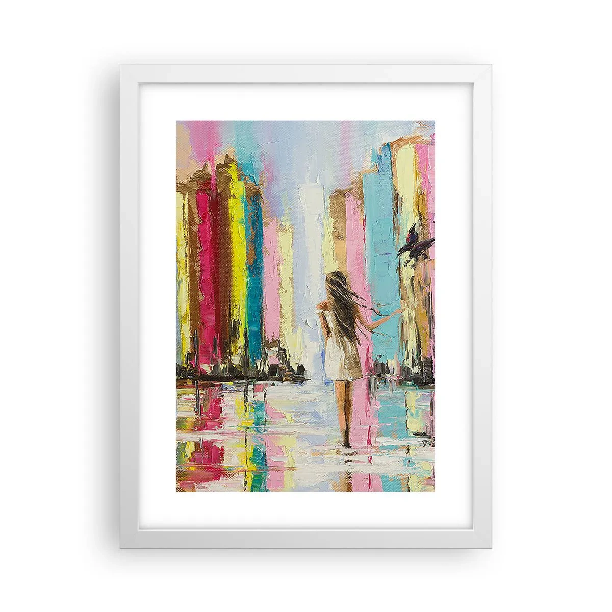 Poszter fekete keretben - Kövessél - 30x40 cm